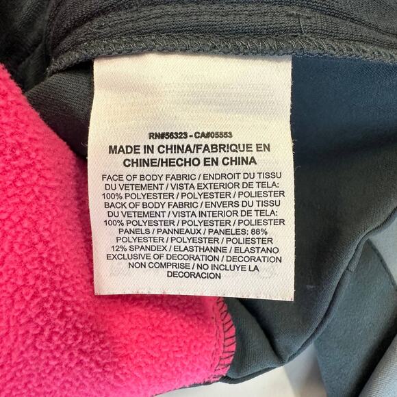 Nike Kids Therma Fit Hooded Jacket Full Zip Gray Pink Neon XL - Picture 7 of 9